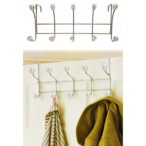 Arsimo 10 Pcs Crystal Beaded American Metal Hanger Behind Door