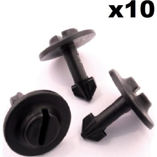 10x For Audi Plastic Twist Bolt Clip Pin- Engine Undertray Splashshield Arch Lining