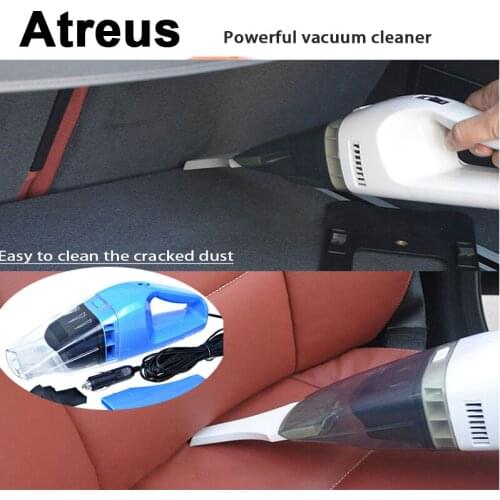 Atreus Car Vacuum Cleaner Wet Dry Dual Super Suction Remove Dust For Mitsubishi ASX Suzuki Subaru Acura Jeep Fiat 500 Hyundai