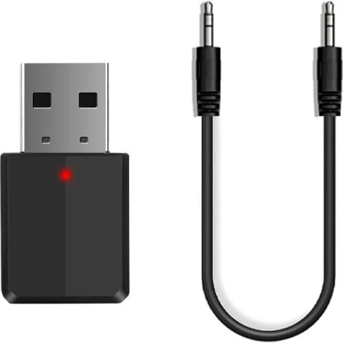 Bluetooth 5.0 Audio Receiver Transmitter Mini 3.5mm AUX Stereo Bluetooth Transmitter For TV PC Car Speaker Wireless Adapter
