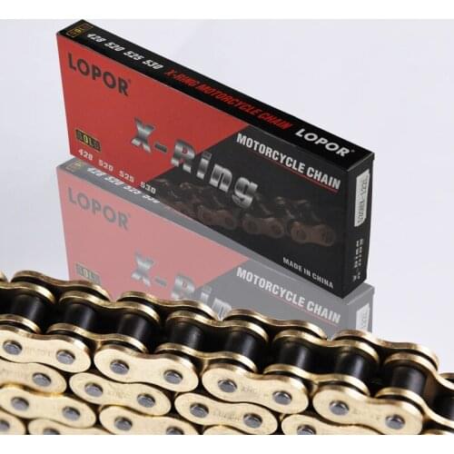 Motorcycle Chain 525 X-Ring Oil Seals Chains For BMW Honda Suzuki Kawasaki Ducati Universal Motorbike