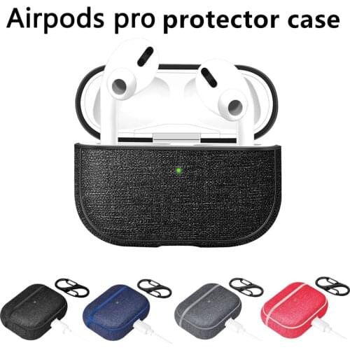 Case for AirPods Pro Cute Fabric Cloth Air Pods Earphone Cover Hard PC Accessories Protector with Keychain for AirPodspro Cases