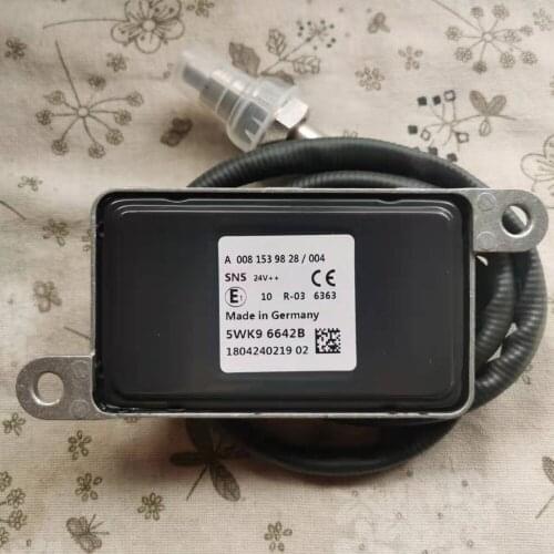 NOX Sensor Nitrogen Oxygen Sensor A0081539828 5WK96642B for Mercedes-Benz Actros Atego Truck