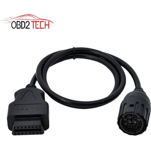For BMW ICOM D Cable ICOM-D Motorcycles Motobikes 10 Pin Adaptor 10Pin To 16Pin OBD2 OBDII Diagnostic Cable