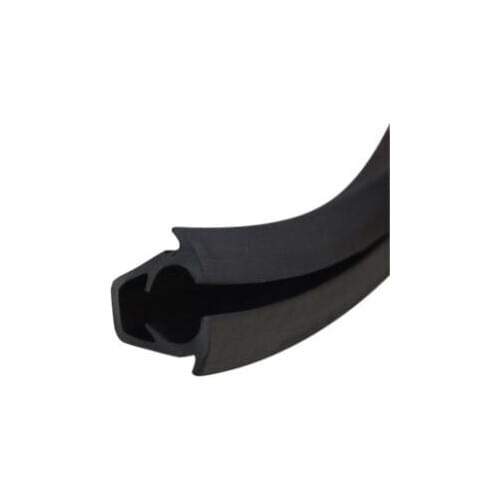 Hot sale 10 meters EPDM black rubber sealing strip for window glass waterproof and soundproof rubber sealing strip