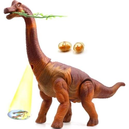 ChildrenS Electric Dinosaur Toy Walks And Lays Eggs Tyrannosaurus Rex With Projection Lamp Dinosaur Model Toy Boy Birthday Gift