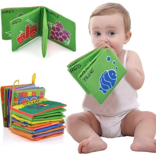 Intelligence Development Funny Cloth Cognize Book Educational Toy for Kids Baby
