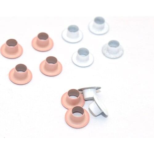 Round Eyelet Grommets Grommet Eyelet White Grommet Rivets Purse Accessories Metal Eyelets for Sewing Shoes Bag Making Hardware