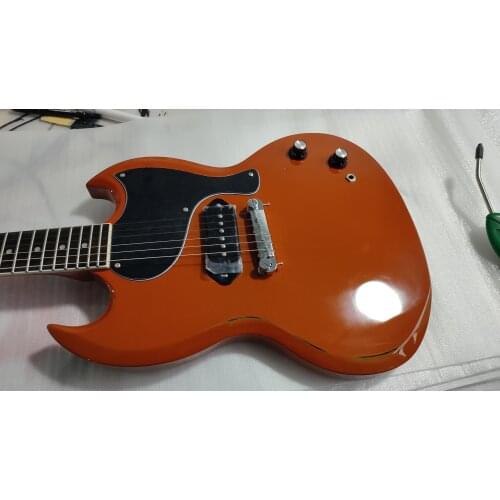 Relic yellow stoptailer super electric guitar with P90 pickup