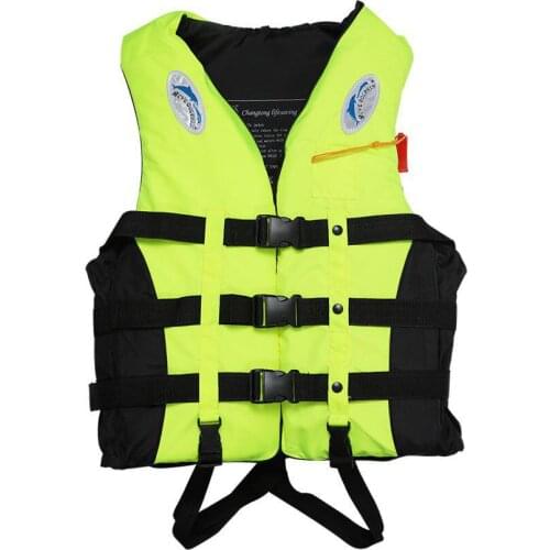 S-3XL Surfing Life Vest Lifesaving Swimming Boating Sailing Vest + Whistle Blue Life Jacket For Adult