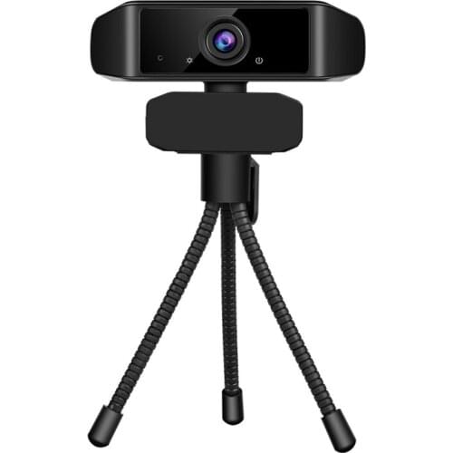 2K USB Computer Camera with Microphone and Holder Voice Intercom HD Live Broadcast Webcam for Desktop Laptop PC Camera