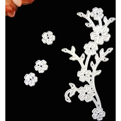 Vintage Flower Metal Cirrus Flower Cutting Dies Stencils Scrapbooking Album Decorative Embossing Card DIY Paper Crafts