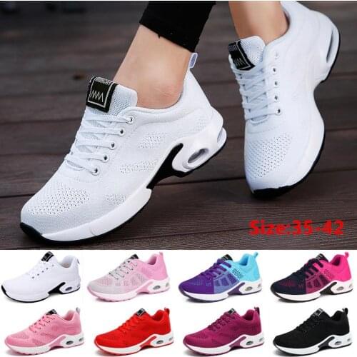 Big Size Summer air Cushion Womens Sneakers Women Platform Sport Shoes Running Sneakers Woman White Sports for Women GME-1886