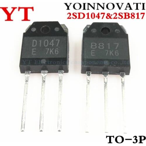 10Pairs 2SD1047 & 2SB817 (D1047 & B817) power Transistors Best quality