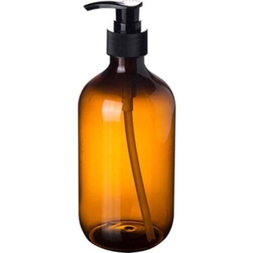 300/500ml Lotion Shampoo Shower Gel Holder Soap Dispenser Empty Bath Pump Bottle Disinfectant Refillable Bottle Containers