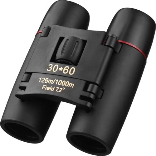 30X60 Mini Binoculars Telescope HD Adjustable Binocular for Kids Adults with Carry Bag Lanyard for Concert Sport Events Wildlife