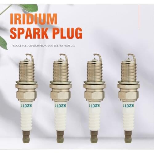 4pcs/lot Iridium IK20TT 4702 Spark Plug for Toyota Honda Lexus Mazda Chevy BMW Dodge IK20TT-4702 Plugs