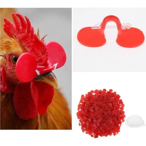 500x Chicken Pinless Peepers Poultry Blinders Spectacles Anti-Pecking