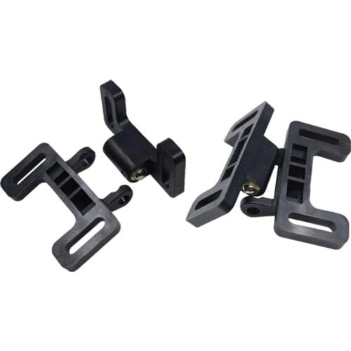 Aluminum Profile Double Head Butterfly Type Nylon Plastic Door Stop Single And Double Open Door Suction