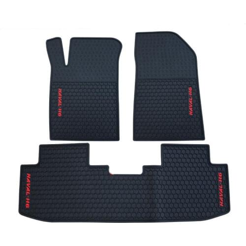 Car Rubber Feet Pads Floor Mat Non-Slip Mats Feet Rugs For Great Wall Haval H6 2017 2018 2019 2020 Left Hand Drive