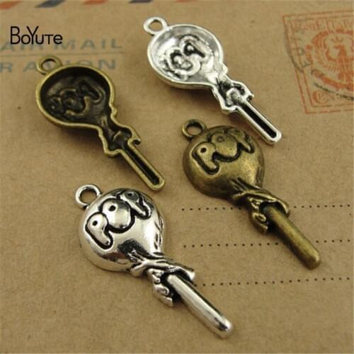 BoYuTe (100 Pieces/Lot) New Arrive Lollipop Charms Pendant Diy Hand Made Jewelry Accessories Wholesale