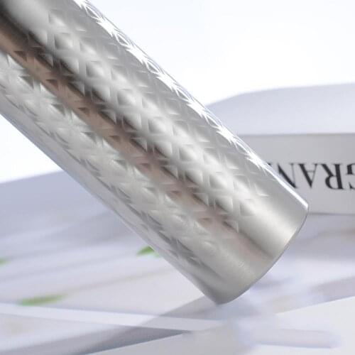 750ml Rhombus Stainless Steel Large Capacity Outdoor Sports Cycling Water Bottle