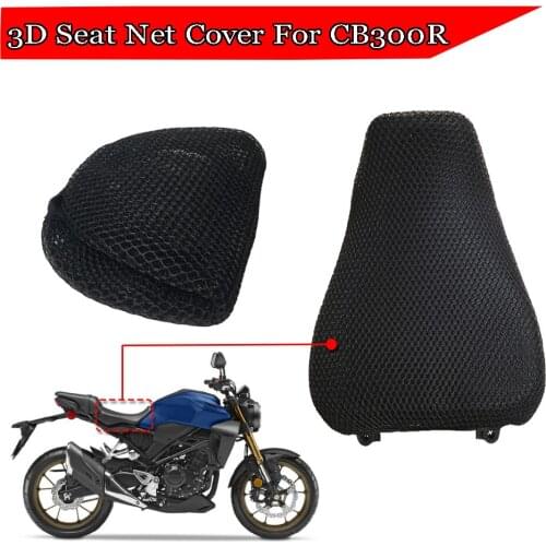 For 2021 Honda CB300R 2020 2019 2018 CB 300R CB300 R Rear Seat Cowl Cushion Cover Net 3D Mesh Protector Motorcycle Accessories