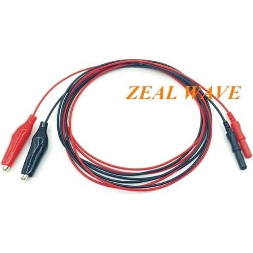 Brain Electrode Semi-Insulated Alligator Clip Wire Set Φ1.5mm Jack Type