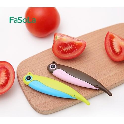 FDA Ceramic knife fruit knife slicing knife zirconia non-rust folding fruit knife with cute Ceramic Paring Knives