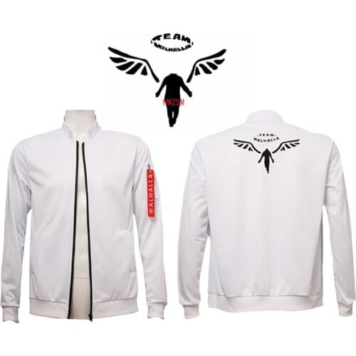 Tokyo Revengers Hanemiya Kazutora Cosplay Costumes White Coat Valhalla Uniform Baseball Coat Mikey Draken Halloween Kids Adults