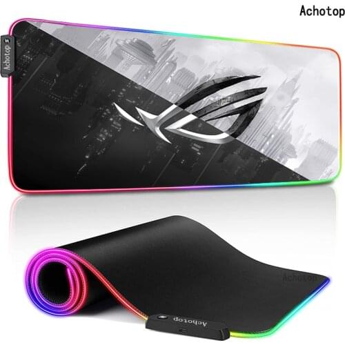 Pad rgb Cute Computer Mouse Pad Gaming MousePad LED Large Mouse pad Gamer XL ASUS XXL Mause Carpet PC Desk Mat keyboard pad ROG