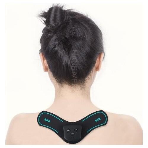 Multi-function intelligent charging shoulder and neck massage machine mini pulse shoulder and neck massage with tens digital the