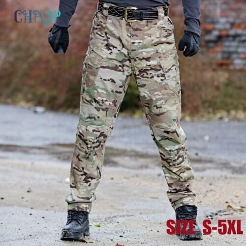 2021 Tactical Pants Men IX9 City Military SWAT Combat Army Pants Casual Men Hiking Pants Outdoor Camping Cargo Waterproof Pants
