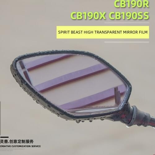 Spirit Beast Motorcycle Mirror Protective Film Decals Stickers Instrument Membrane for HONDA CB190R CB190X CB190SS