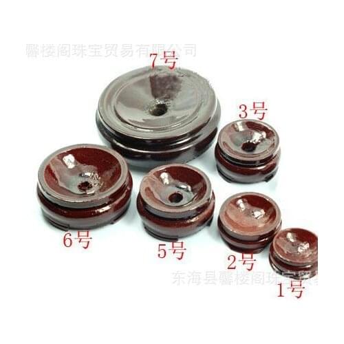 Natural Wooded Stand Crystal Ball Egg Holder For Round Glass Ball Sphere Hold