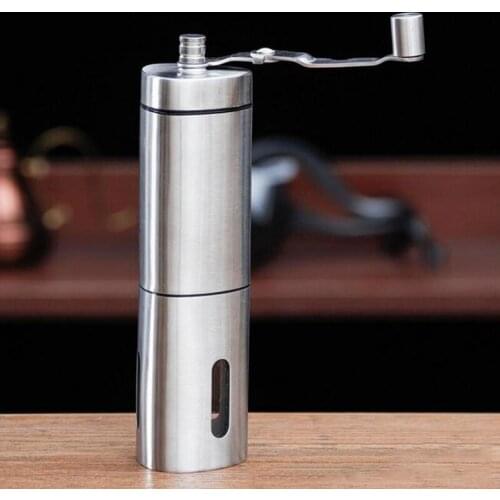 New Portable Stainless Steel Foldable Hand Manual Coffee Grinder Household Food Nuts Bean Grinding Miller Pulverizer