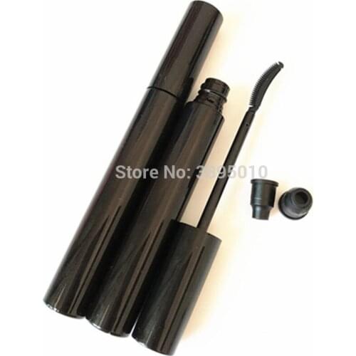 12ml Empty Black Mascara Tube, DIY Plastic Cosmetic Eyelash Cream Refillable Container, Top Grade Women Eye Beauty Tool F698