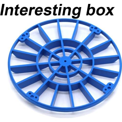 Blue propeller large propeller model wheel DIY technology small production small invention waterway amphibious ship