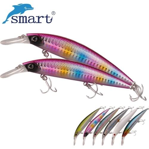 SMART Sinking Minnow Bait 110mm35g Hard Fishing Lure Isca Artificial Para Pesca Glide Bait Leurre Peche Souple Swimbait Jerkbait