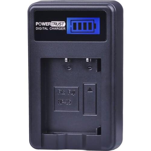 PowerTrust NP-85 NP85 NP 85 LCD USB Charger for Fujifilm S1 SL1000 SL240 SL245 SL260 SL280 SL300 SL305 Camera Battery