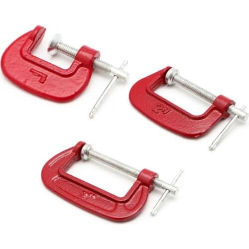 1pc 1" /2''/3''Inch G type Woodworking Clamp Clamping Device DIY Carpentry Gadgets Heavy Duty Steel G Clamp
