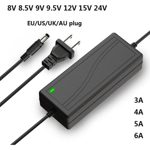 8V5A AC/DC Adaptor DC5.5mm DC 8V 5A 8 Volt Power Adapter Supply Detachable EU US UK AU South Africa plug cable transformer