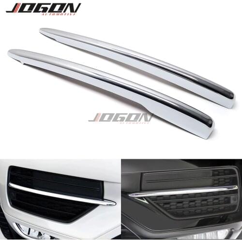 ABS Front Bumper Fog Light Eyelid Molding Cover Strip Trim For Volvo XC90 2016 2017 2018 2019 Car Accessories
