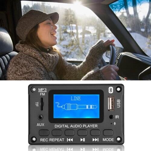 Car MP3 Decoder Board Module LCD Lyrics Display Bluetooth Module LCD Screen Power Amplifier Mp3 Decoder Board Car Electronics