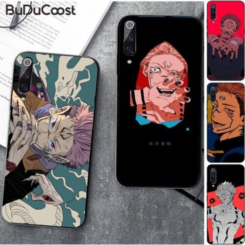 Anime Jujutsu Kaisen Phone Case For Xiaomi Mi 9 9T CC9 CC9E 8 SE Pro A2 Lite 6X 5 A3 A1 Max Mix 2 3