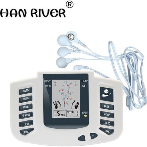 JR - 309 digital meridian massage with slippers intermediate frequency domain massager + 4 electrode pads