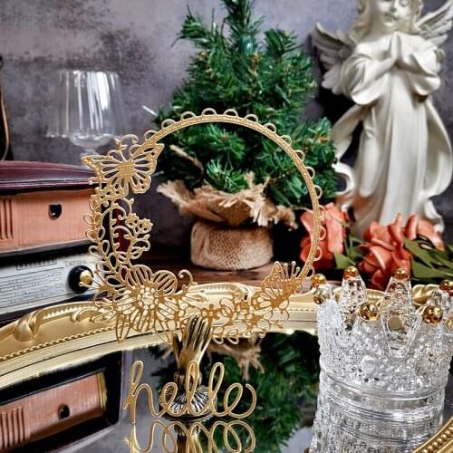 Panalisacraft Flower wreath background Metal Cutting Dies for DIY Scrapbooking/Card Making/Kids Fun Decoration Supplies diecut