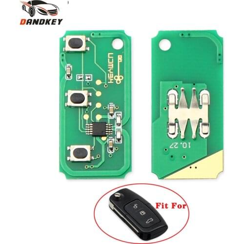 Dandkey Remote Car Key Electronic Circuit Board For Ford Fusion Focus Mondeo Fiesta Galaxy Auto Control 433Mhz