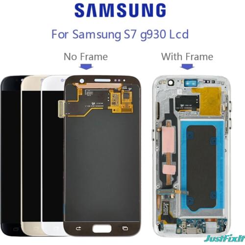 Replacement For SAMSUNG GALAXY S7 G930F G930 G930fd Burn-in shadow LCD Display Touch Screen Digitizer