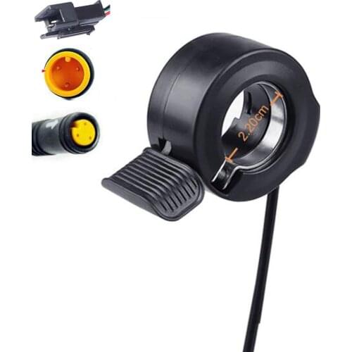 Thumb Throttle Electric Scooter Wuxing 130X Thumb Throttle 3 Pin Water Proof Plug Bafung BBS01/02 Electric Bike Parts